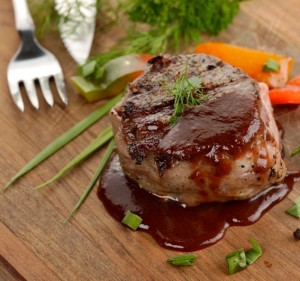 Receta New York Canadiense con mole