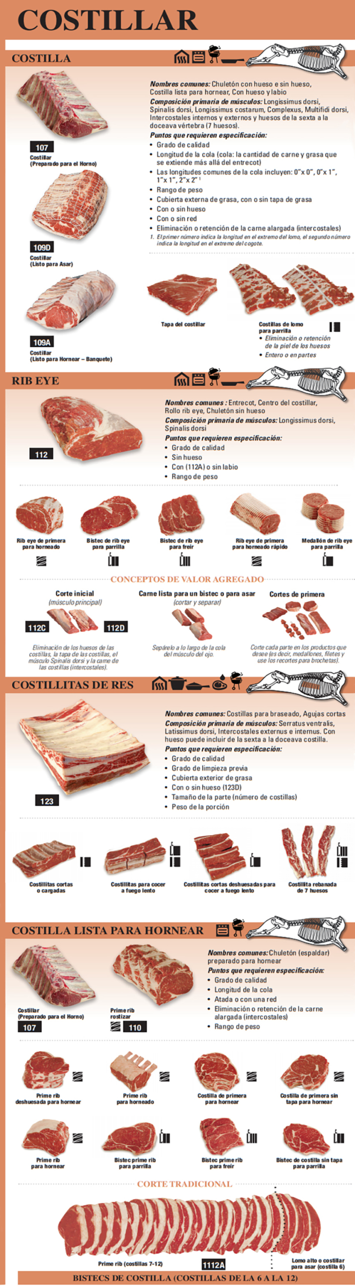 Guía de Cortes-Costillar - Canadian Beef