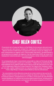 Chef Belén Cortéz Bio
