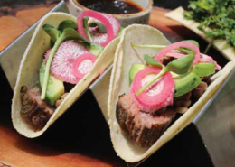 tacos alberta con tuetano