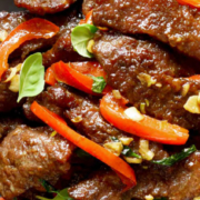 Stir Fry de Res y Pimientos
