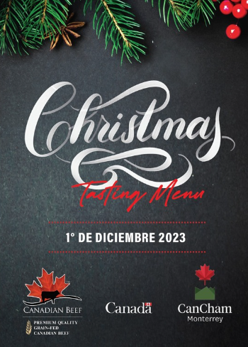 Invitación Christmas Cocktail Canada Beef