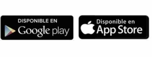 Iconos de descargar en google play store y app store