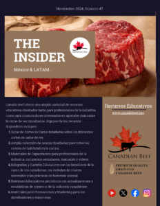 The Insider, Canadian Beef Newsletter - NOVIEMBRE 2024