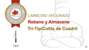 Carnicero Aficionado Tri-tip Rebane y Almacene