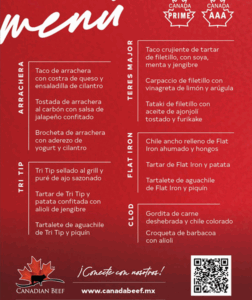 Menu Cena con Clientes 2025