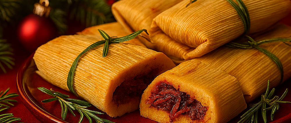 Tamales Navideños de res