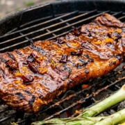 Arrachera en Adobo de Guajillo y Naranja